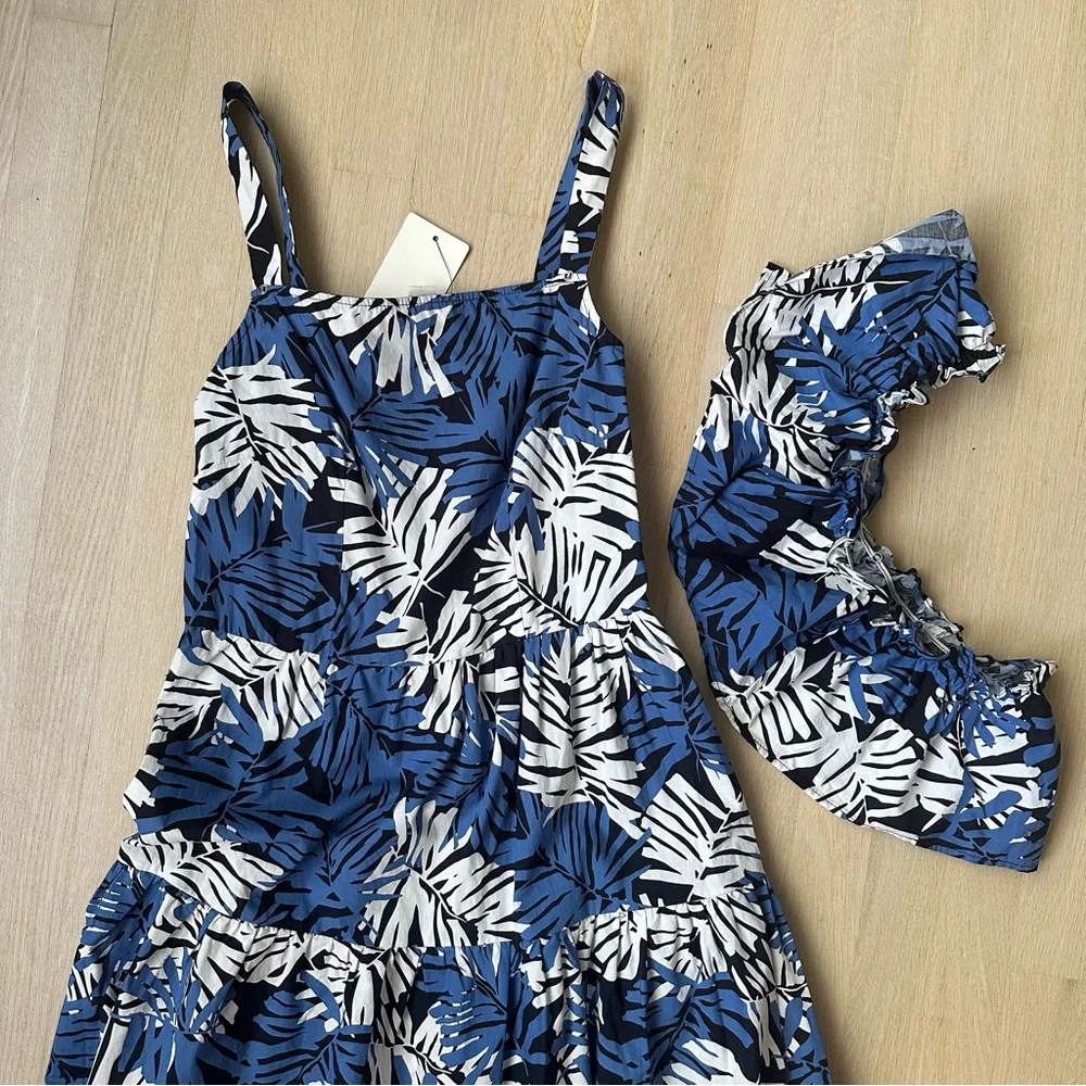 Vacation Dress floral print 100% cotton, NWT